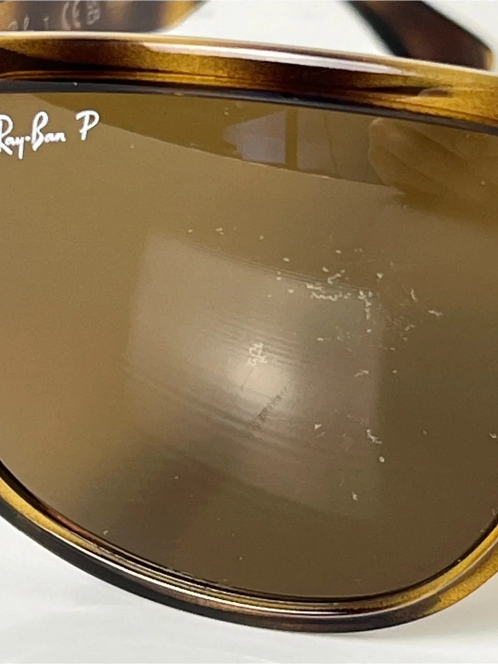 Ray Ban Boyfriend Polarized Sunglasses Tortoise Frame / Brown Lens